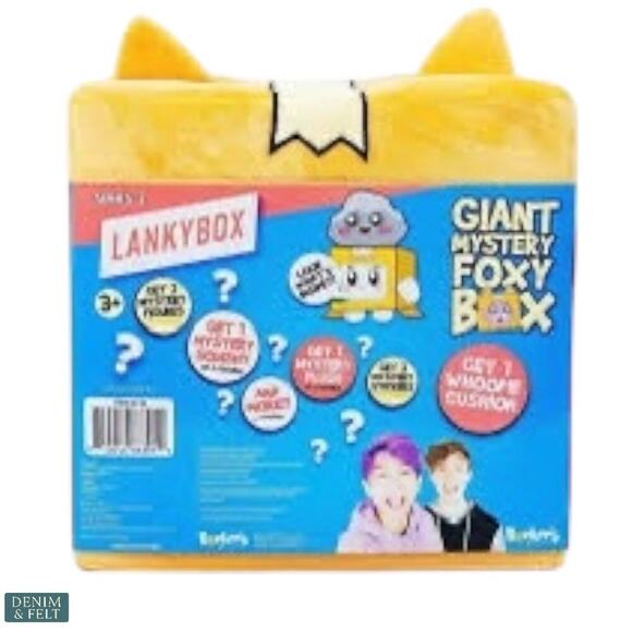 LankyBox Giant Foxy Mystery Box Plush & Toys Set Kids Fun Collectibles NEW - Picture 2 of 13